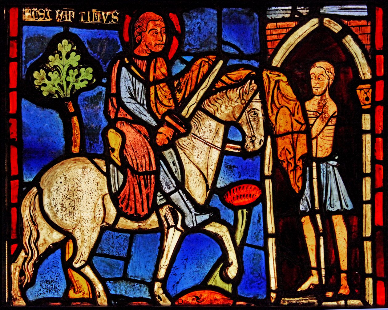 Saint Martin divisant son manteau (ex Varennes-Jarcy - à l