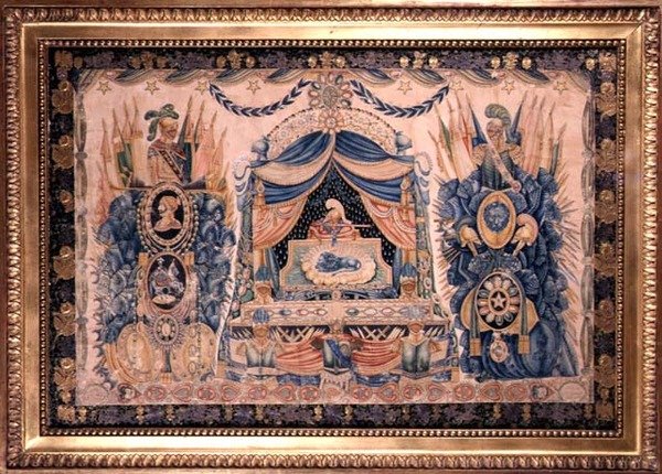 Conception pour un monument militaire napoléonien avec trophées, vers 1830 - French School
