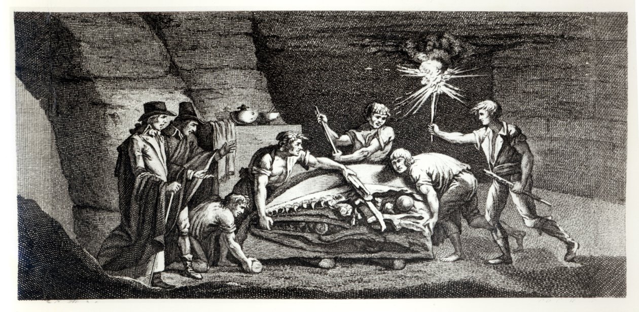 Découverte des os d