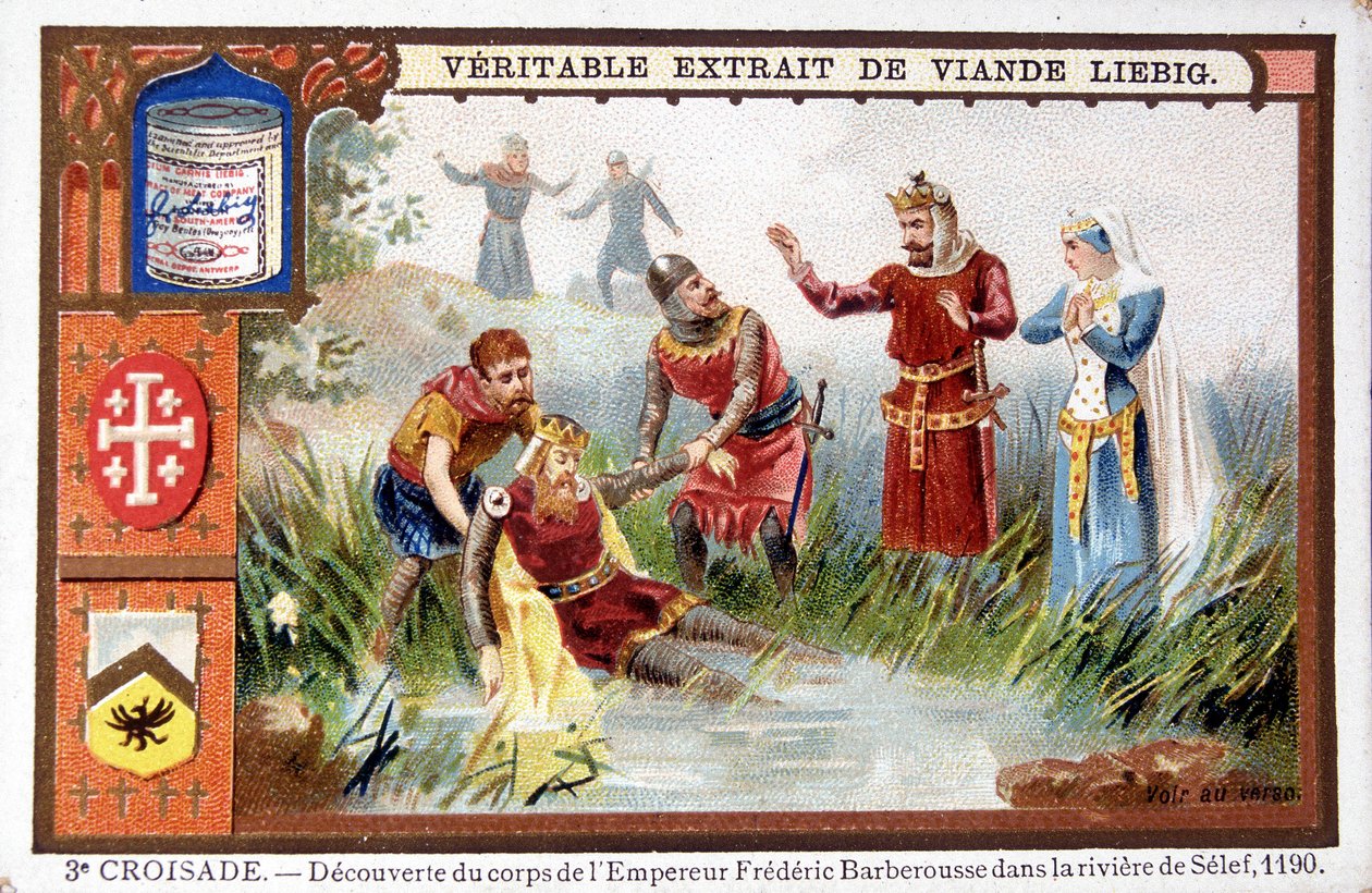 Découverte du corps de Frédéric Barberousse dans la rivière Selef - French School