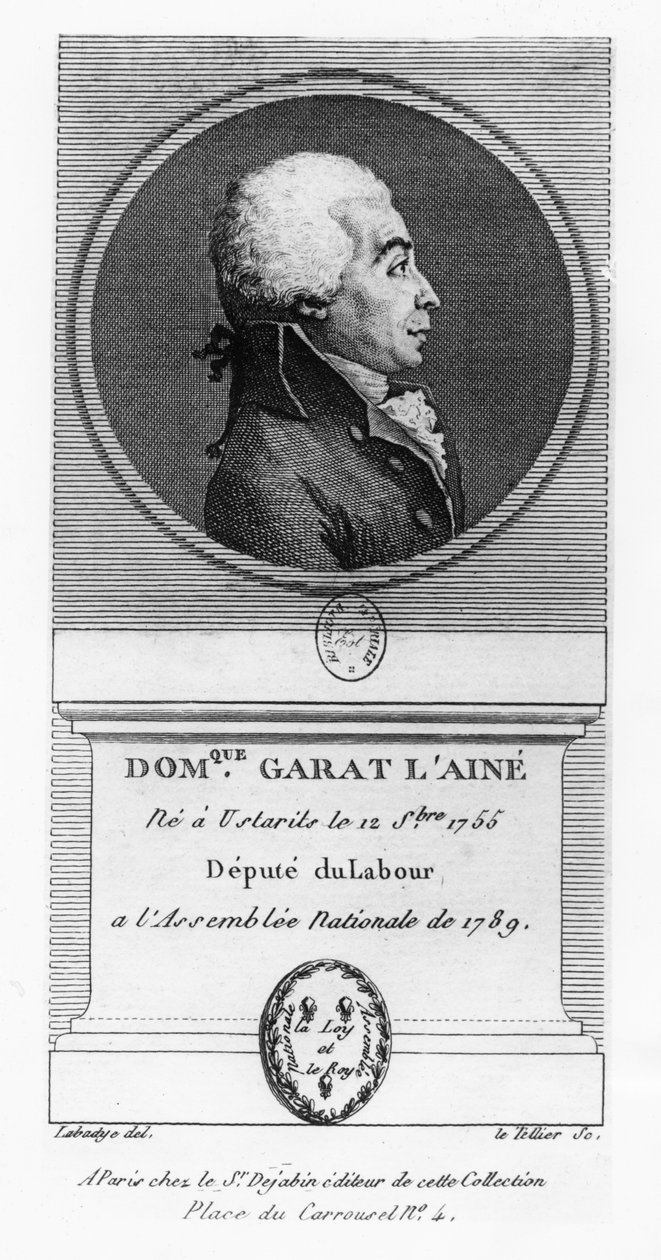 Dominique-Joseph, Comte de Garat - French School