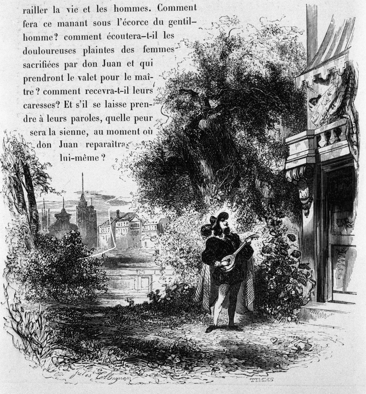 Don Giovanni sérénadant la servante d