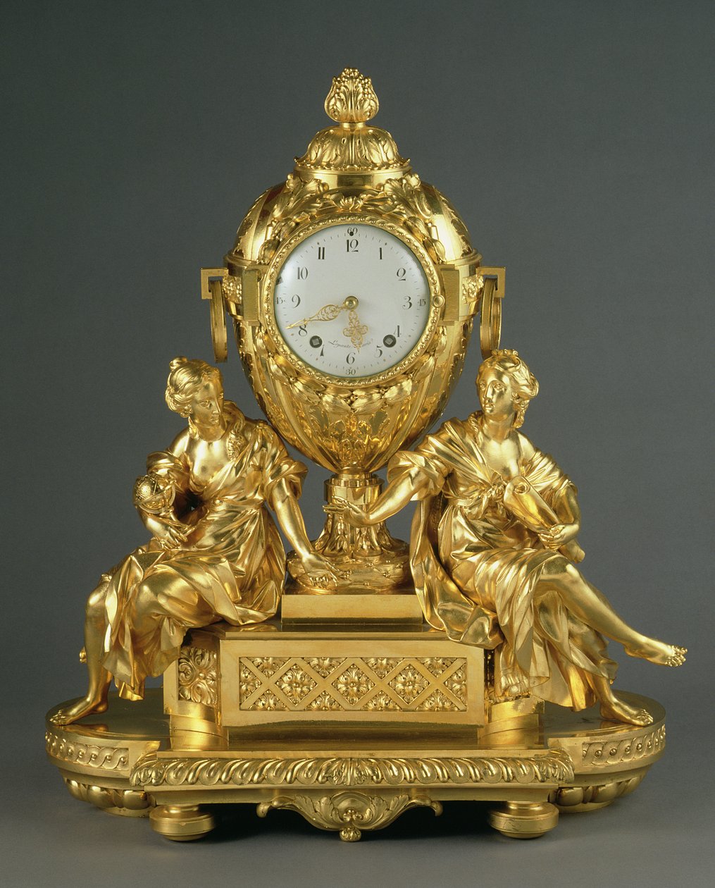Horloge de cheminée Louis XVI précoce, vers 1765 - French School