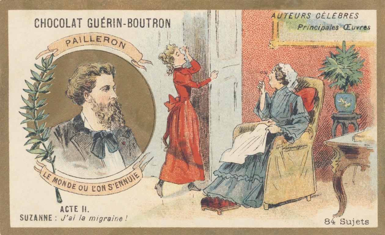 Edouard Pailleron (1834-1899) dramaturge, poète et journaliste français, auteur de « Le monde où l