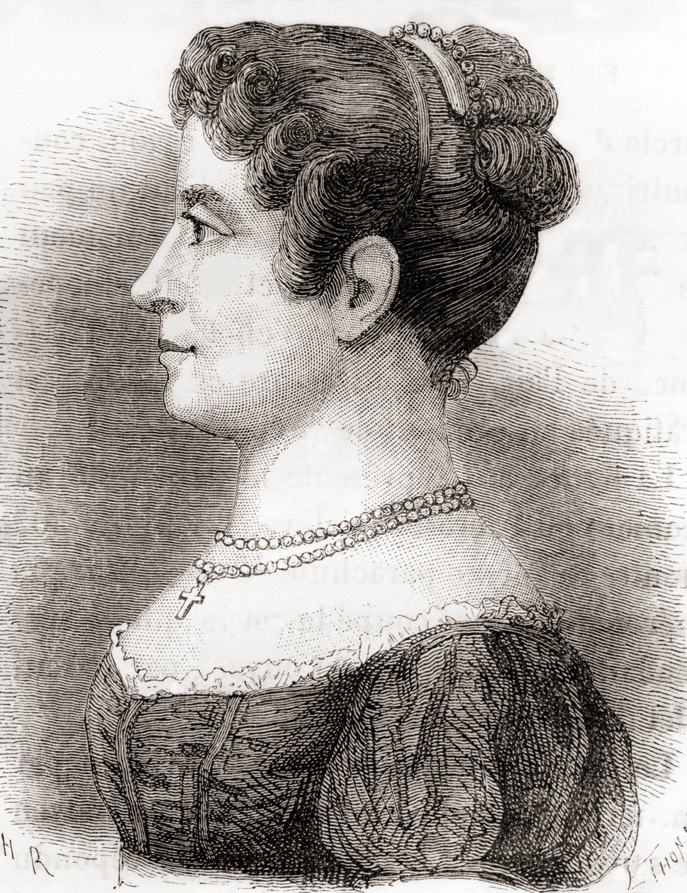 Élisa Garnerin, des Merveilles de la Science, publié vers 1870 - French School