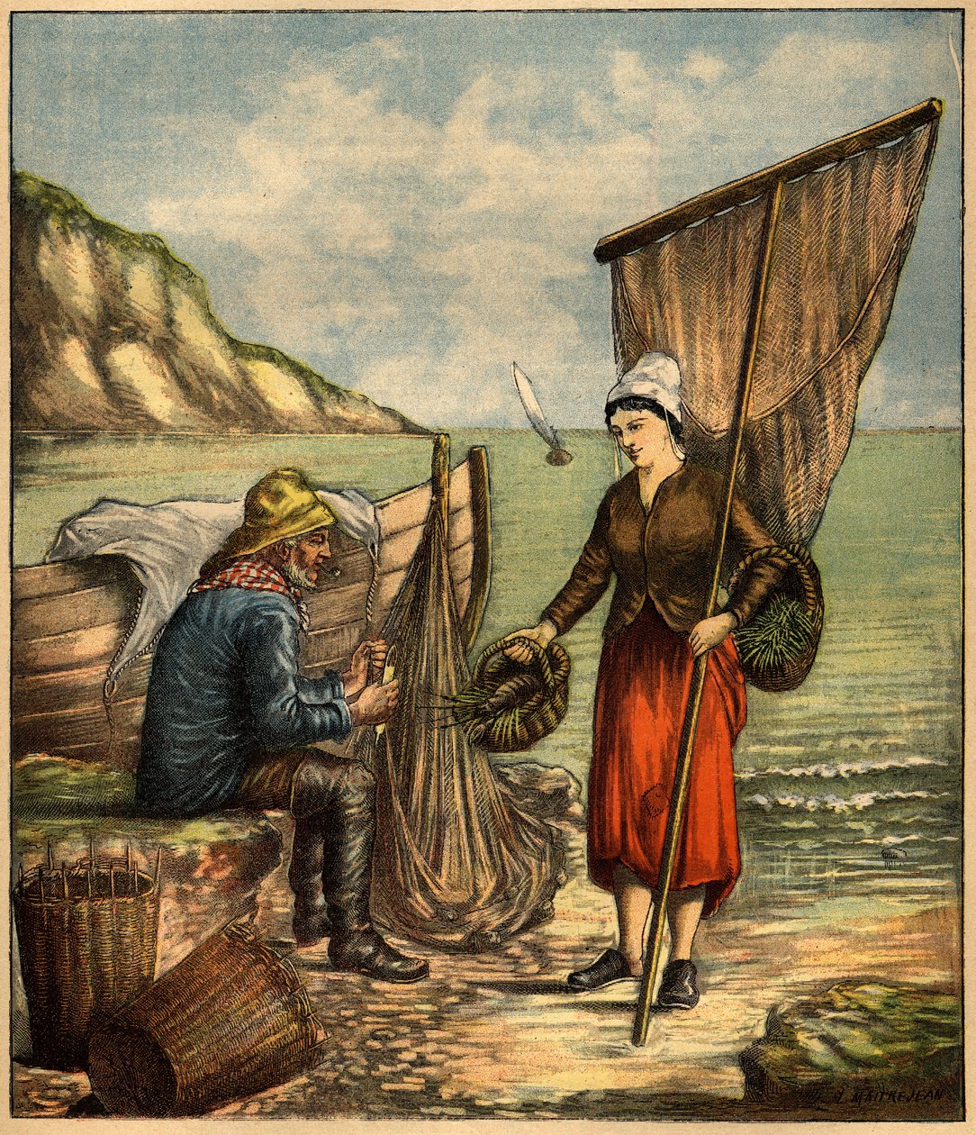 Gravure dans "La Terre Illustrée" n°86 du 23 juin 1892 - French School