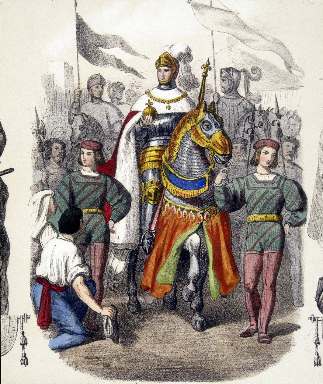 Entrée de Charles VIII à Naples le 22 février - French School