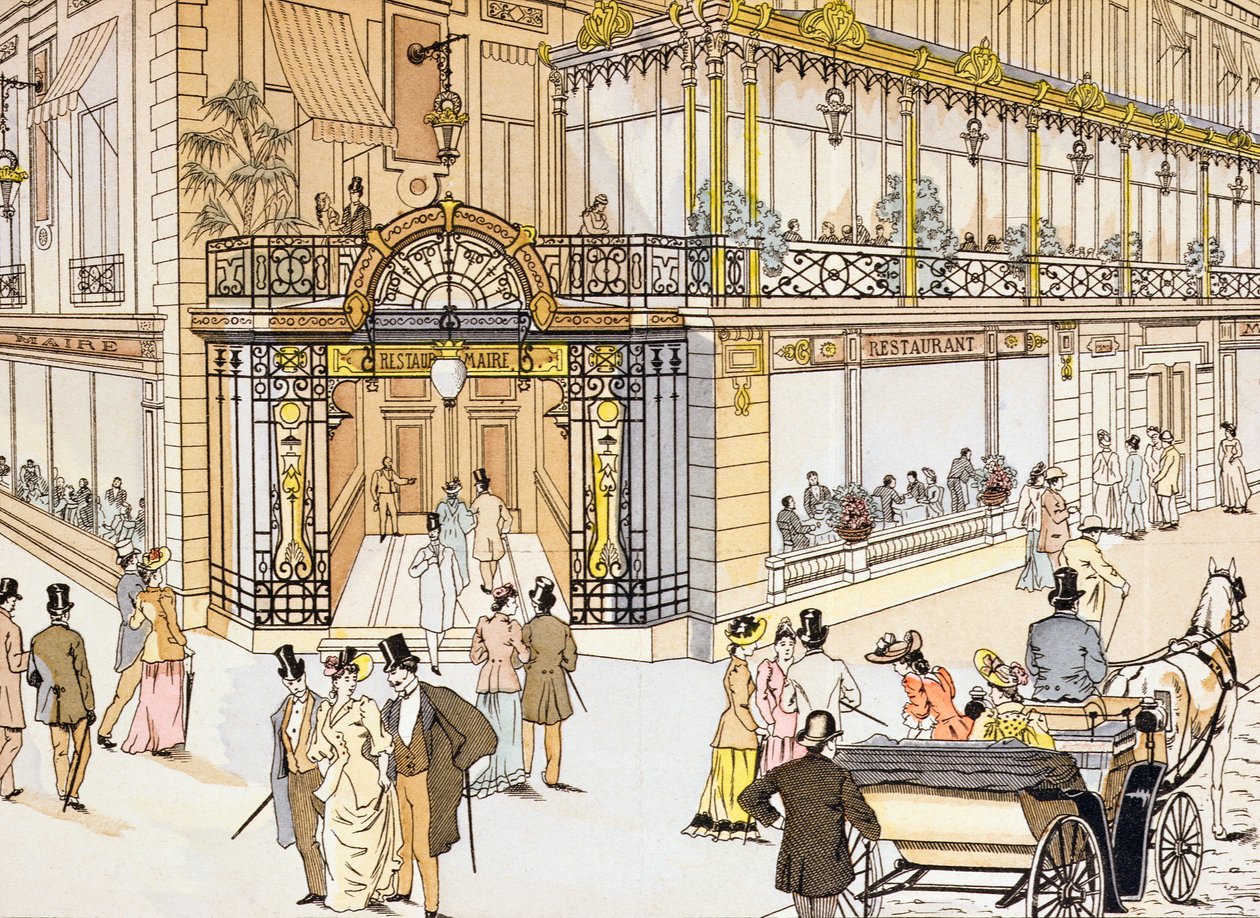 Entrée du restaurant Le Maire à Paris, c.1895 - French School