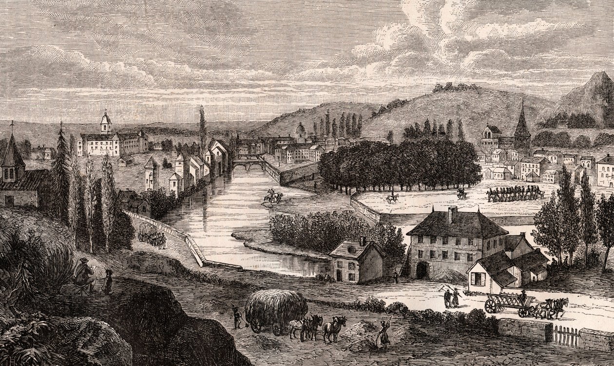 Épinal - Lorraine - gravure dans 