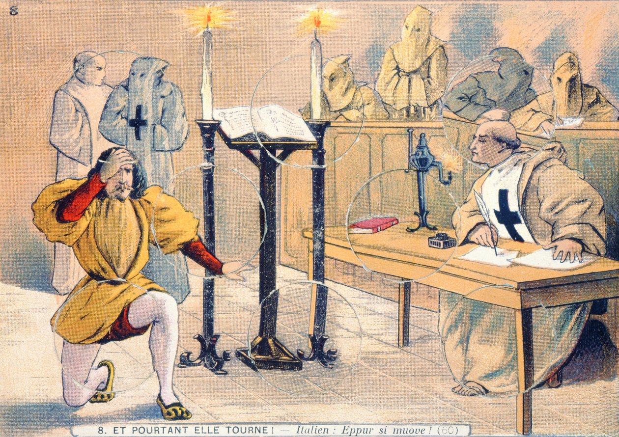 Eppur si muove, Le Procès de Galilée (1564-1642) en 1633 - French School