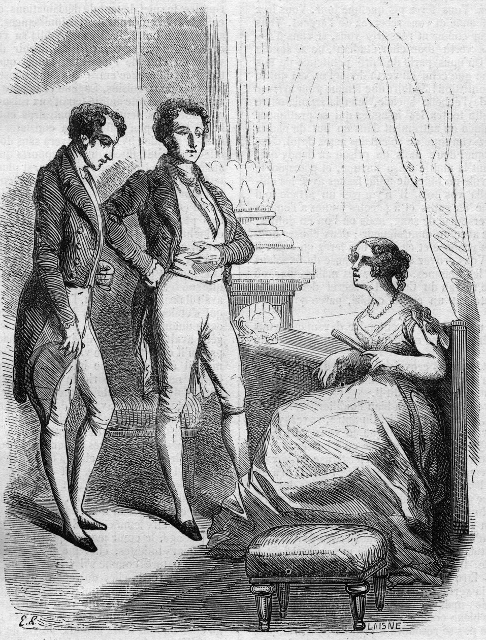 Eugène de Rastignac présenté à Madame de Nucingen par le marquis d