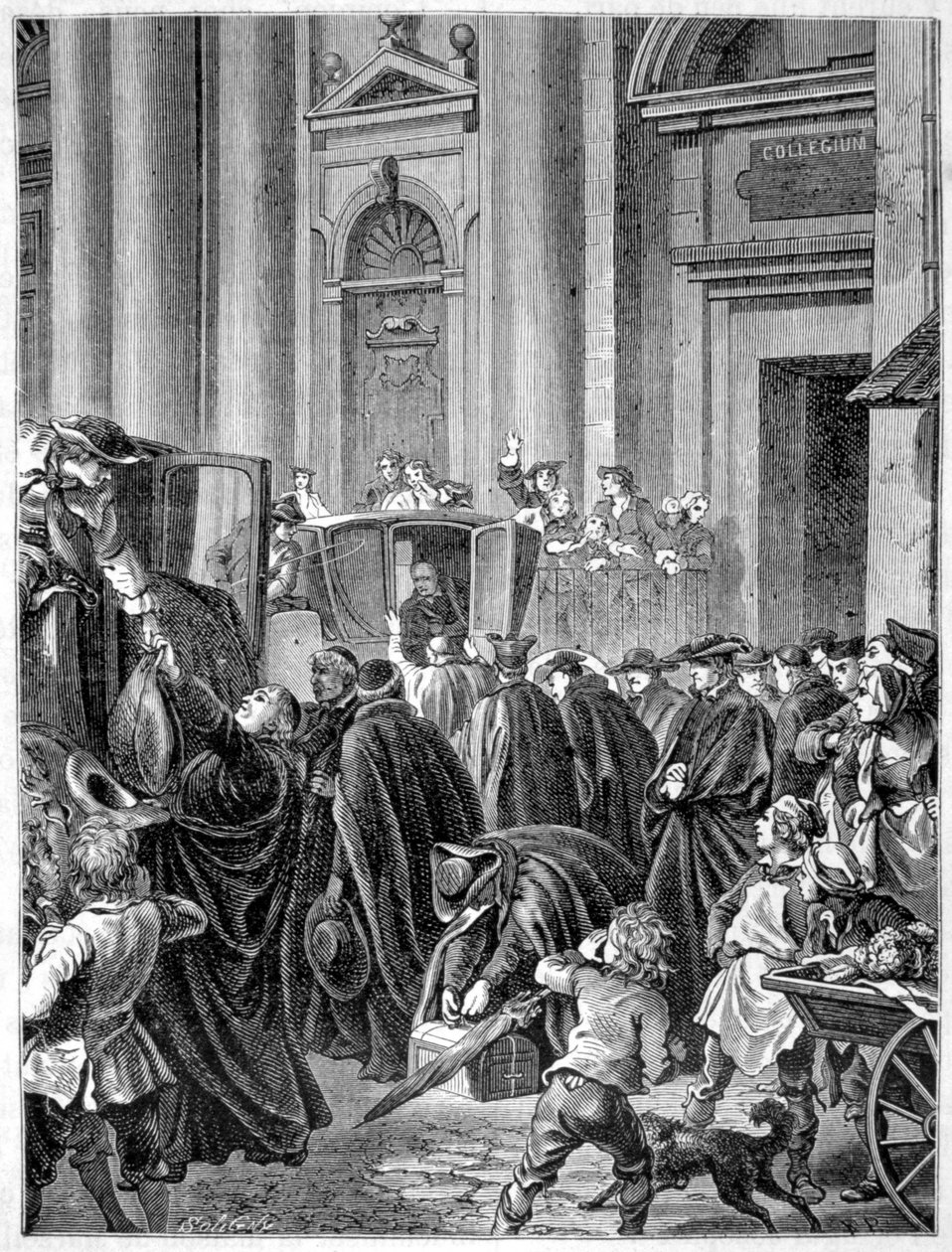 Expulsion des Jésuites (1764) - dans « Histoire de France populaire » par Henri Martin - French School