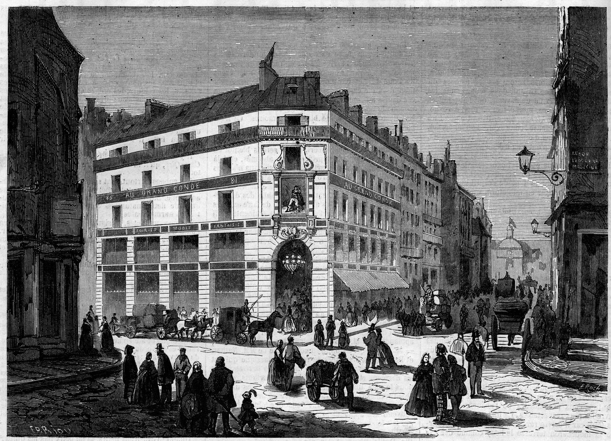 Vue extérieure des nouveaux magasins du Grand Condé, à Paris, inaugurés le 8 avril - French School