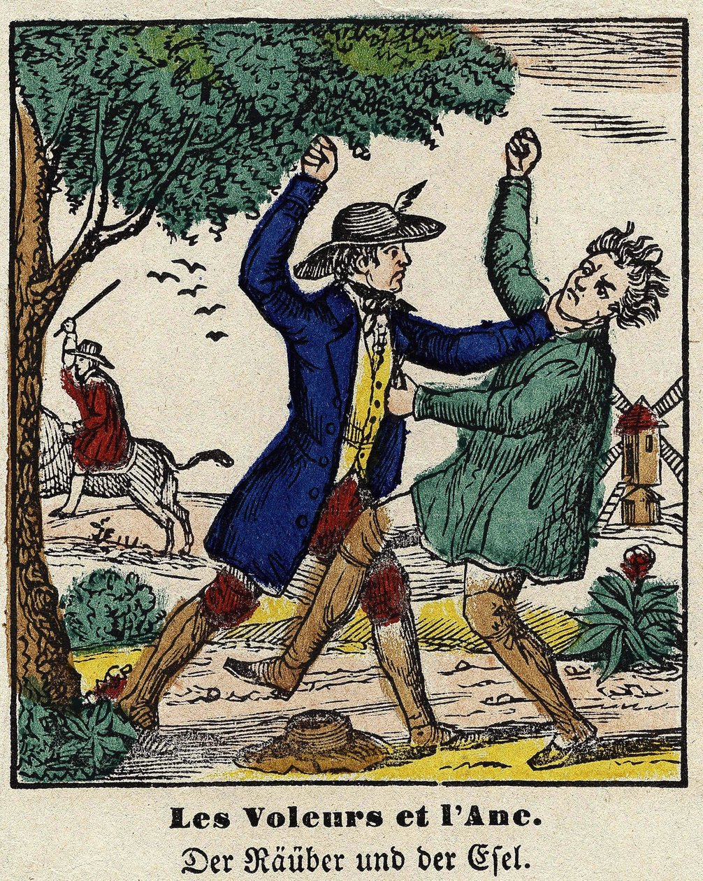 Fables de La Fontaine : les voleurs et l