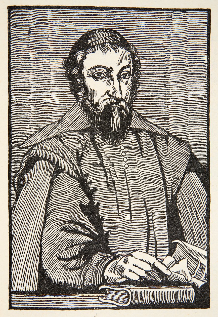 Fabri de Peiresc, copie par Boris Mestchersky, illustration de Histoire de la Nation Française, Sciences, Volumes I & II, par Gabriel Hanotaux, 1924 - French School