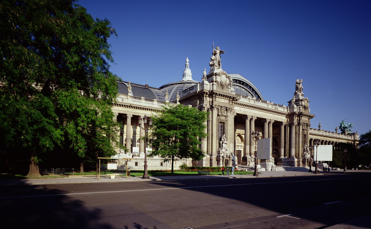 Façade du Grand Palais, construit par Henri Deglane, Albert Louvet et Albert Thomas, 1897-1900 - French School