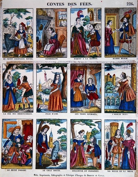 Contes de fées, vers 1840 - French School