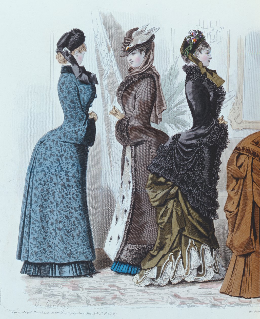 Planche de mode de Le Moniteur de la Mode, 1882 - French School