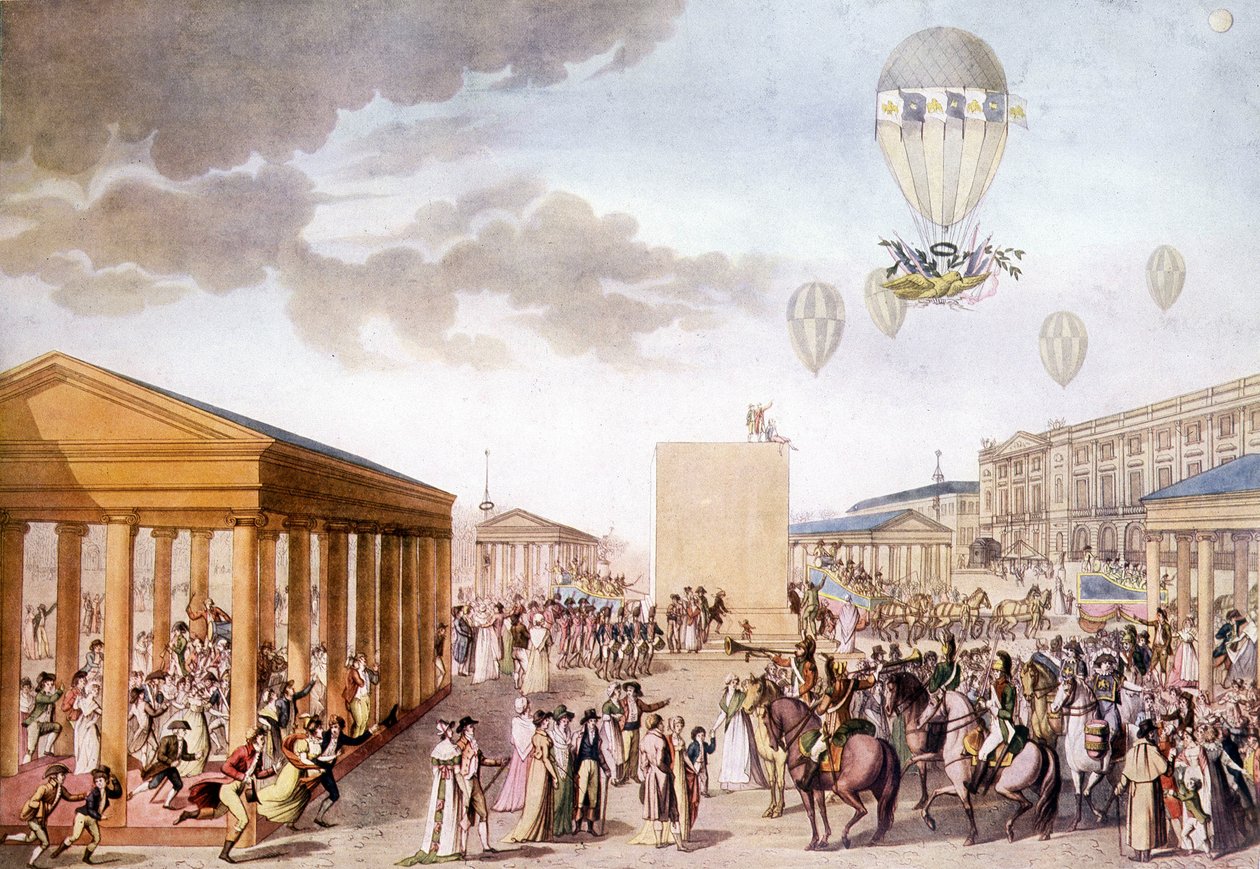 Fête du couronnement de leurs majestés impériales - French School