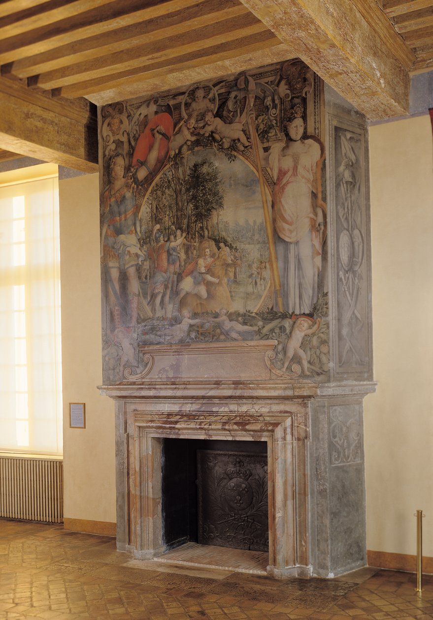 Cheminée dans la Chambre du Roi - French School