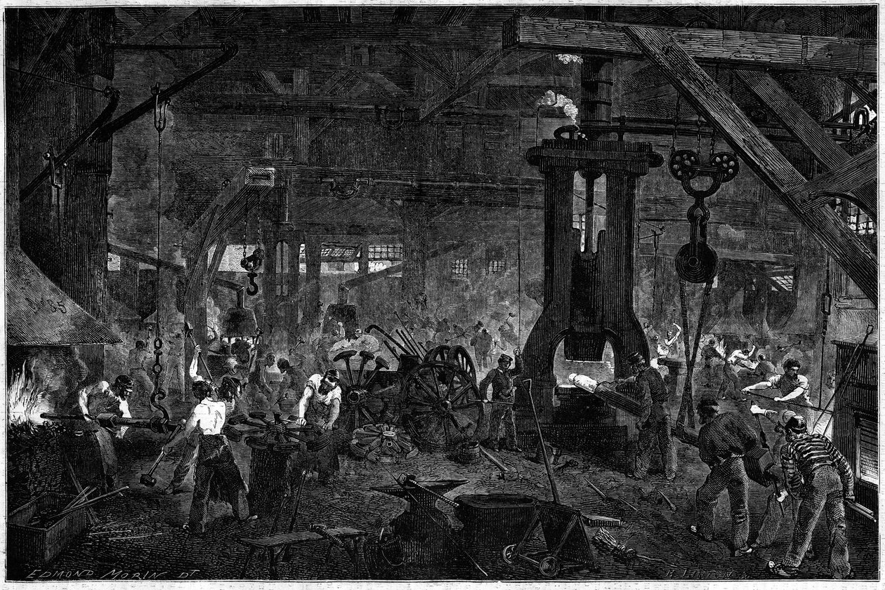 Forge des établissements Deresne et Cail à Grenelle - French School