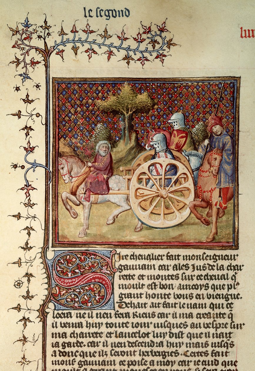 Lancelot, le Chevalier de la Charrette, 1344 - French School