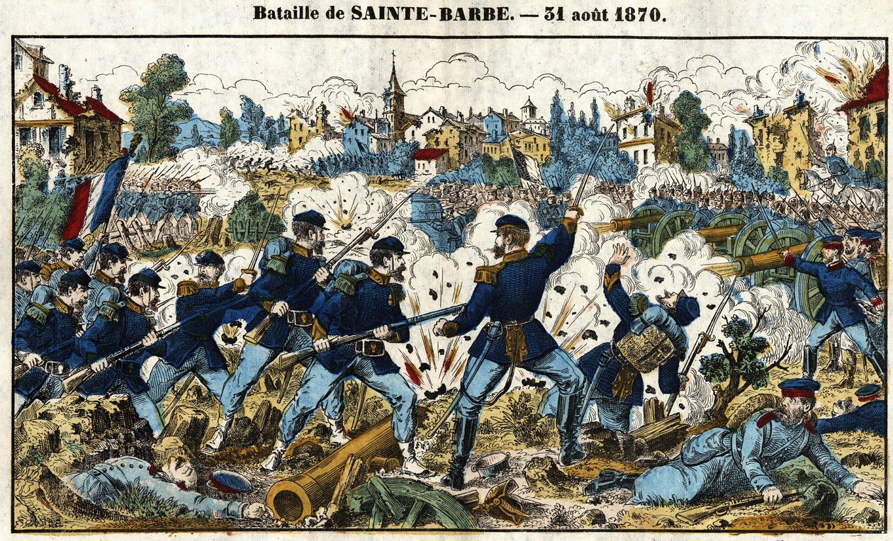 Guerre franco-prussienne - Bataille de Sainte-Barbe (Bataille de Noisseville) 31 août - French School