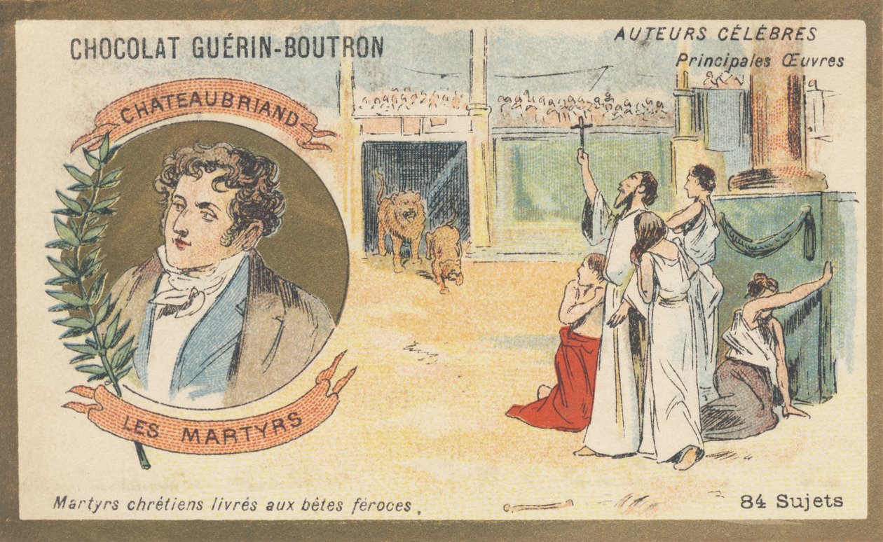 François-René, vicomte de Chateaubriand (1768-1848), écrivain et homme politique français, auteur de « Les Martyrs » (1809) - French School
