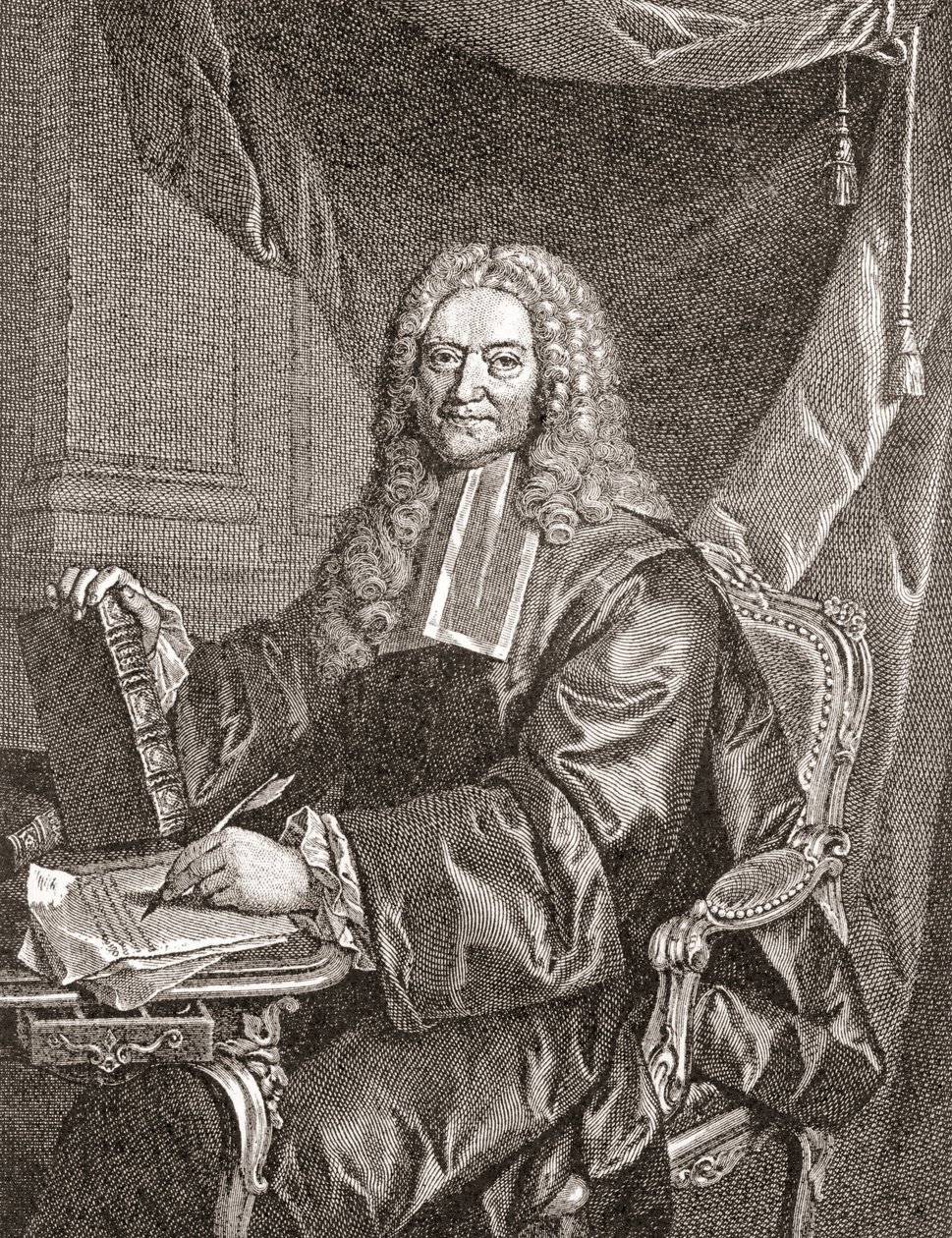 François Chicoyneau, 1672 - 1752. Médecin français et médecin en chef du roi Louis XV. De Les Heures Libres publié en 1908. - French School