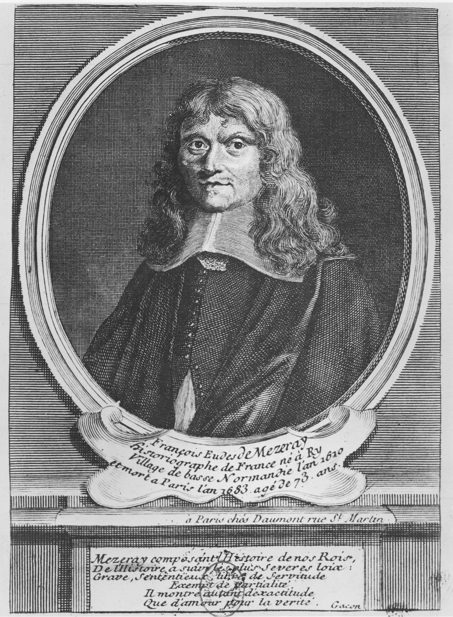 François Eudes de Mézeray (gravure) - French School
