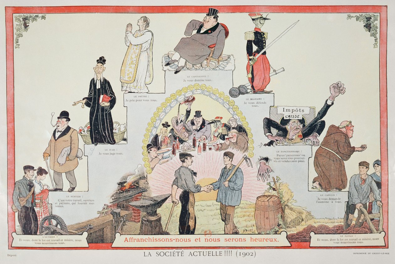 Libérez les travailleurs, 1902 - French School