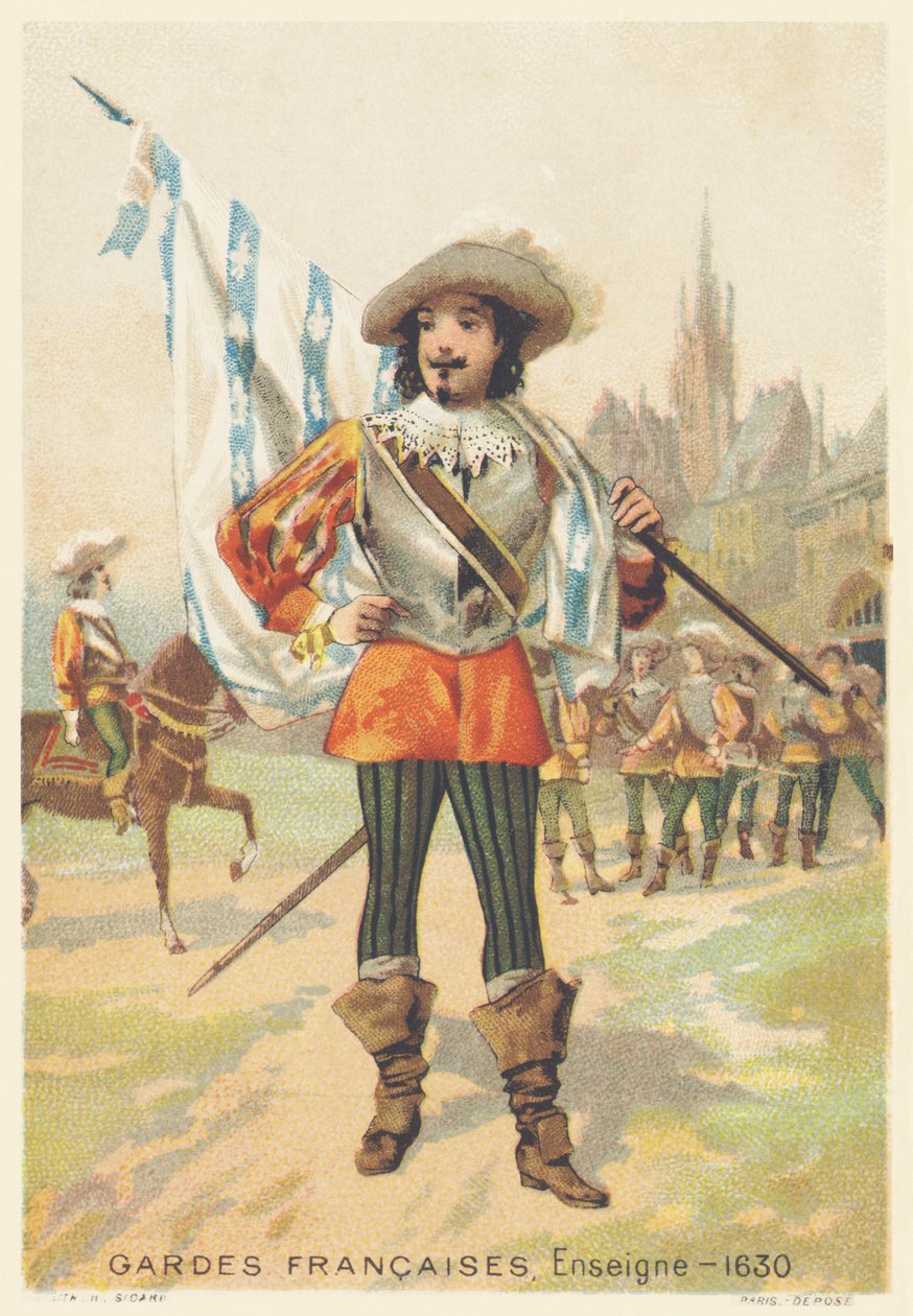 Gardes françaises, Enseigne en 1630 (Régiment d