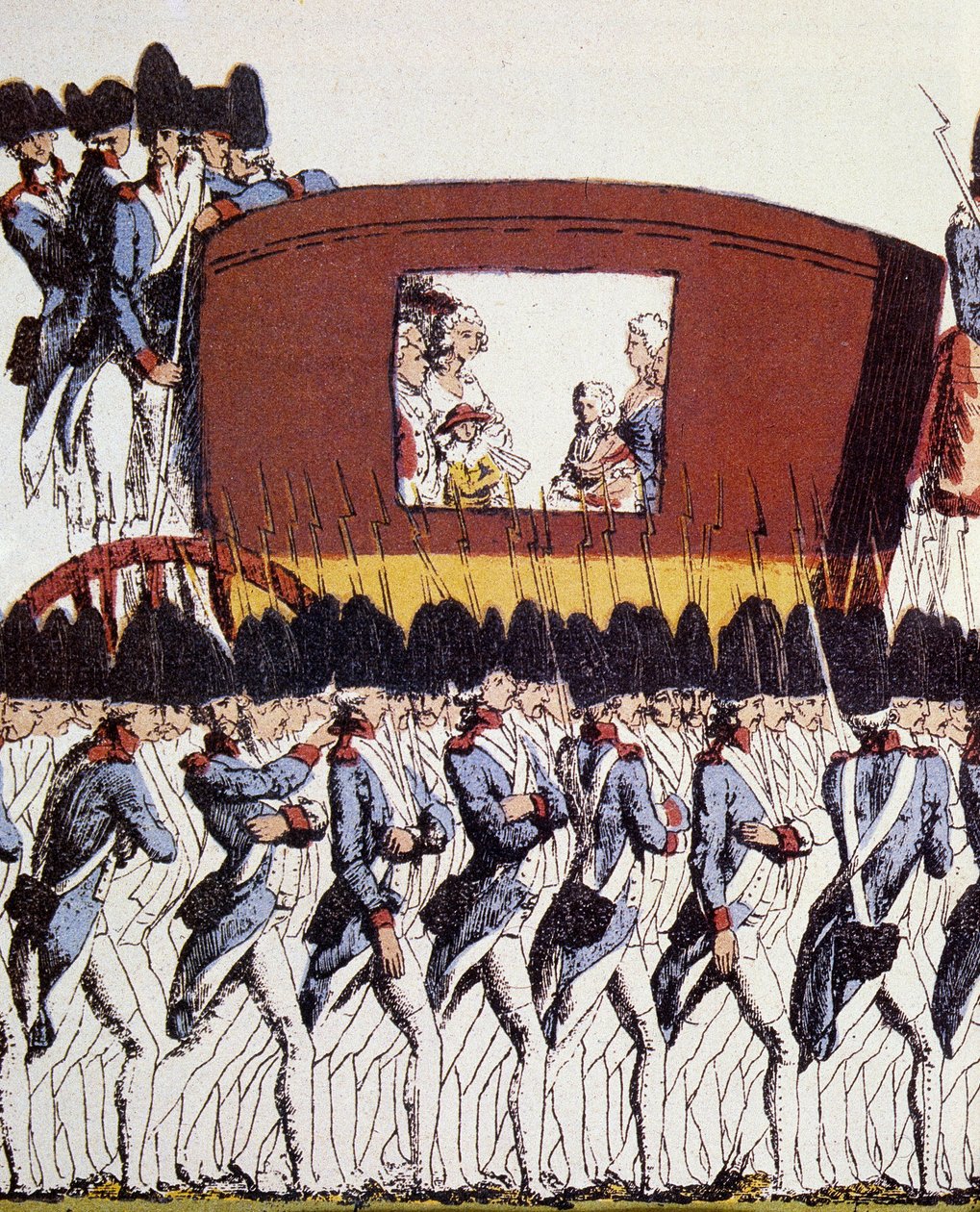 Révolution française : Retour de la famille royale à Paris le 25 juin 1791 après l