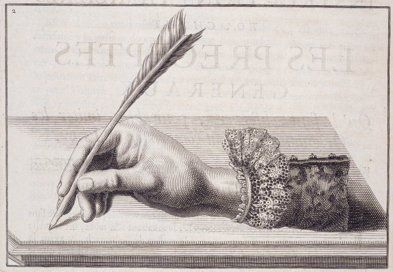 Calligraphie française : « L