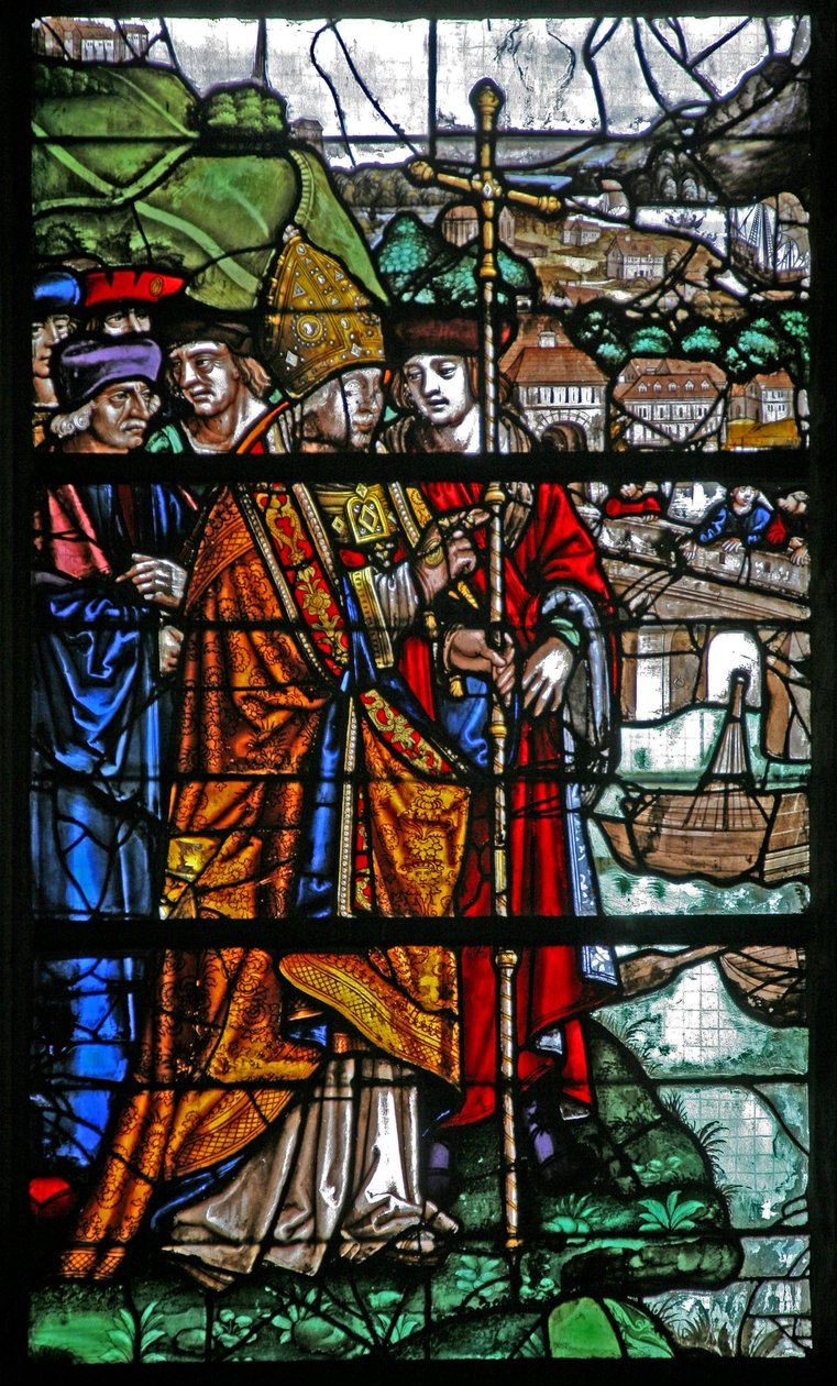 De la fenêtre w30 ; Saint Romain empêche la rivière d