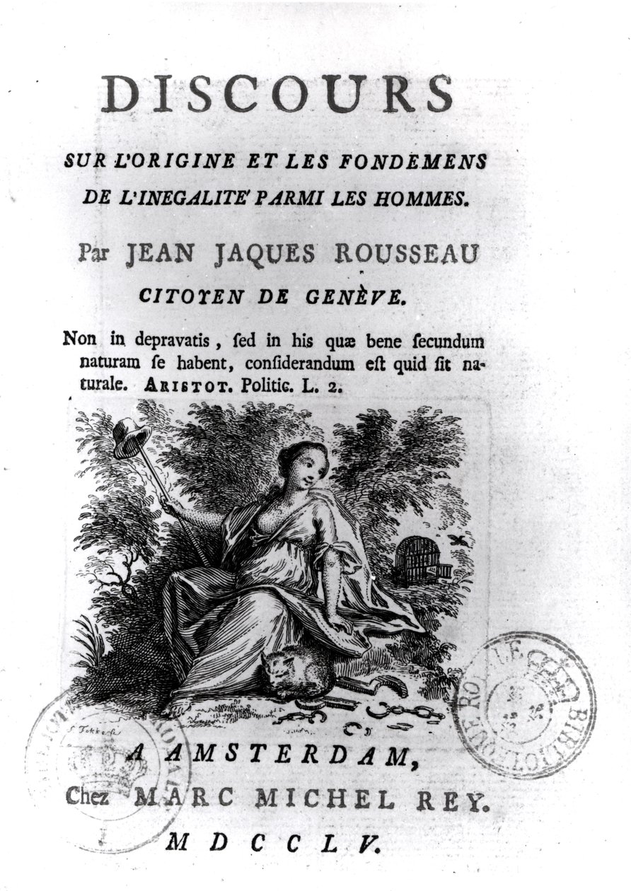 Frontispice du Discours sur l