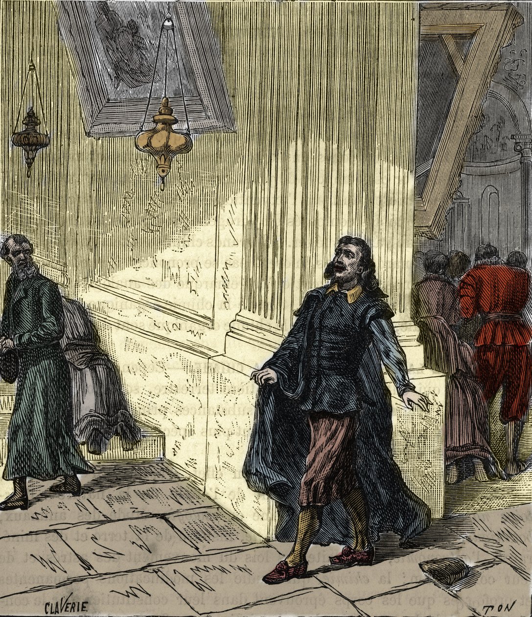 Galileo Galilei (1564-1642) observant l