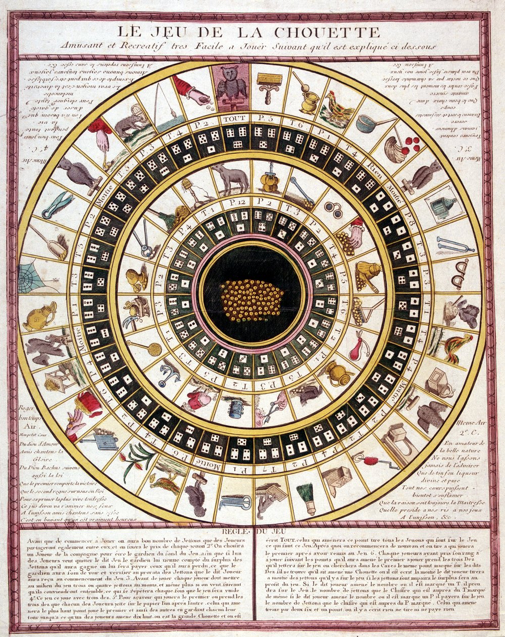 Jeu du hibou, image d