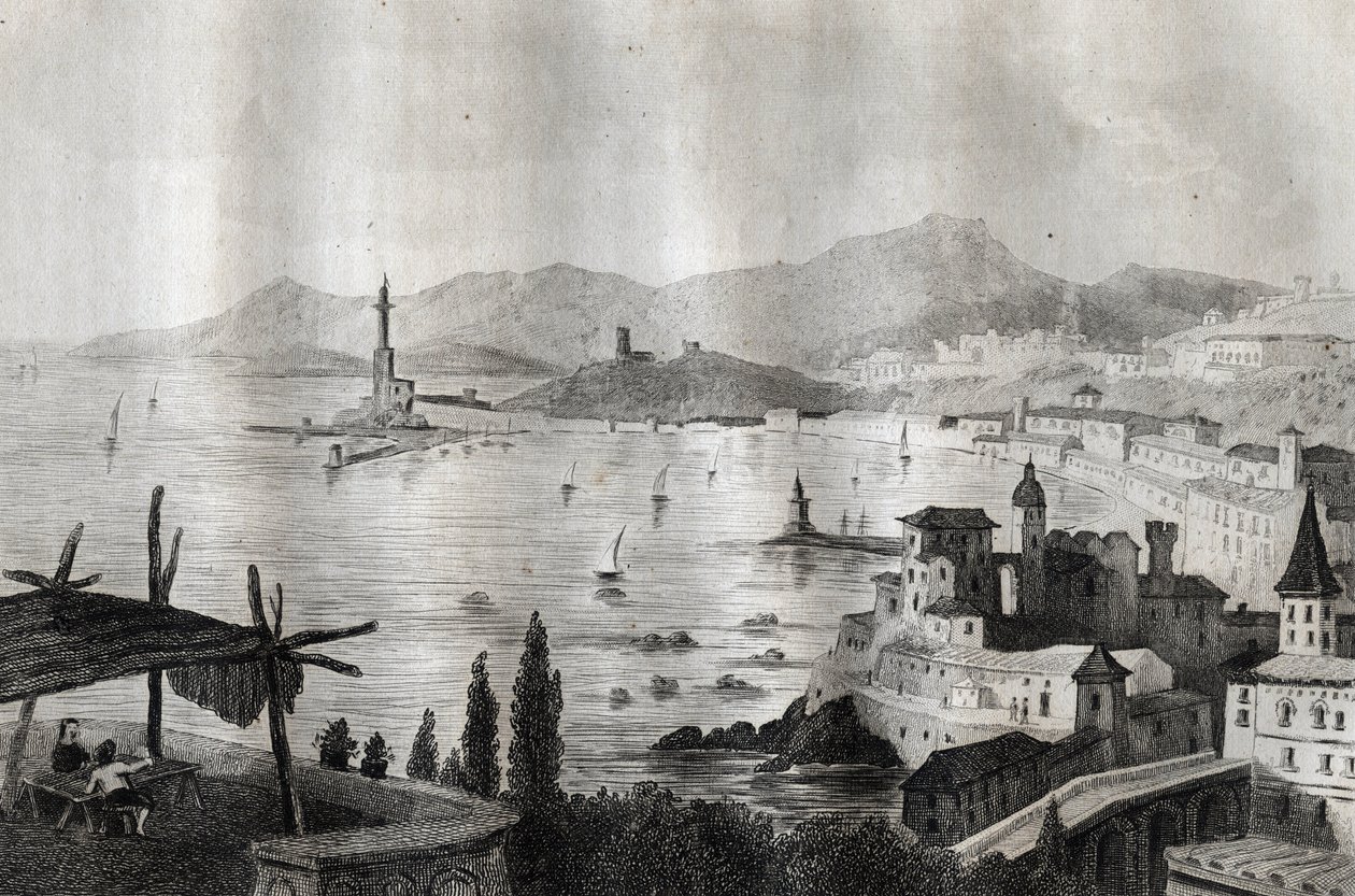 Gênes - Gênes - Gênes - Gravure tirée de « L