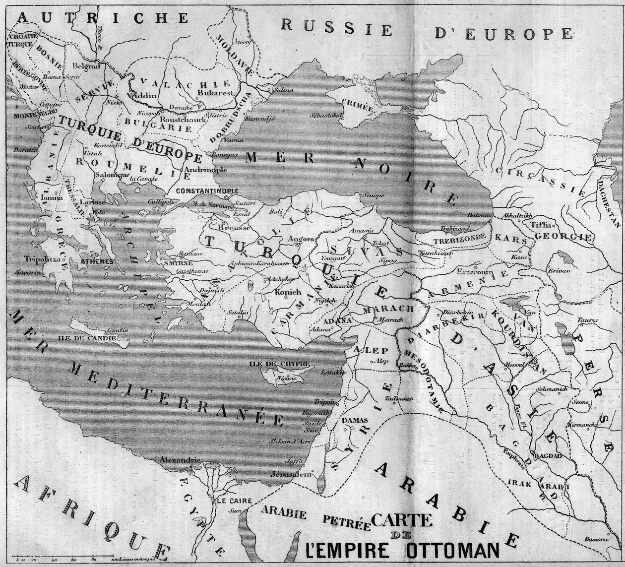 Carte géographique de l