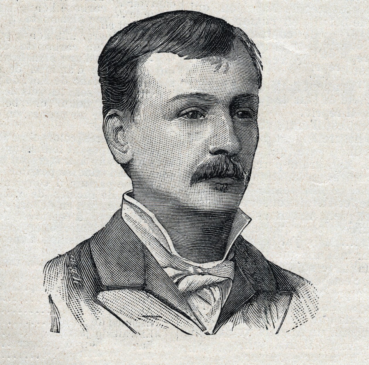 Georges Courteline, de son vrai nom Georges Victor Marcel Moinaux (1858-1929), romancier et dramaturge français, dans "Le Petit Parisien" - French School