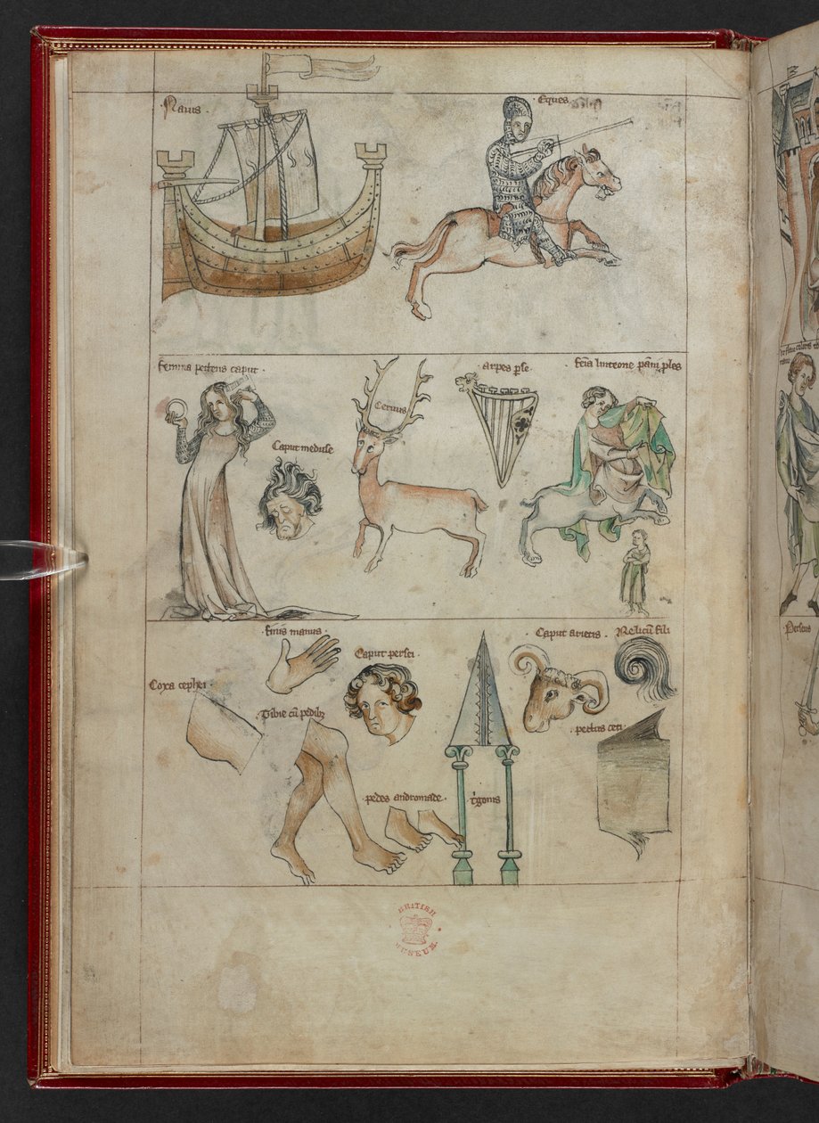 Georgius Fendulus, Liber astrologiae, Sloane MS 3983, f.4v - French School