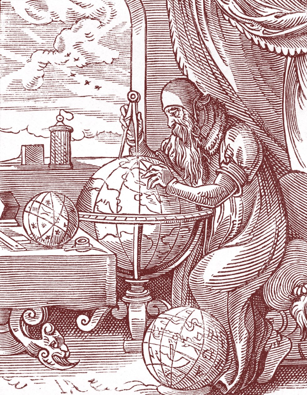 Astronome et cosmographe allemand - French School