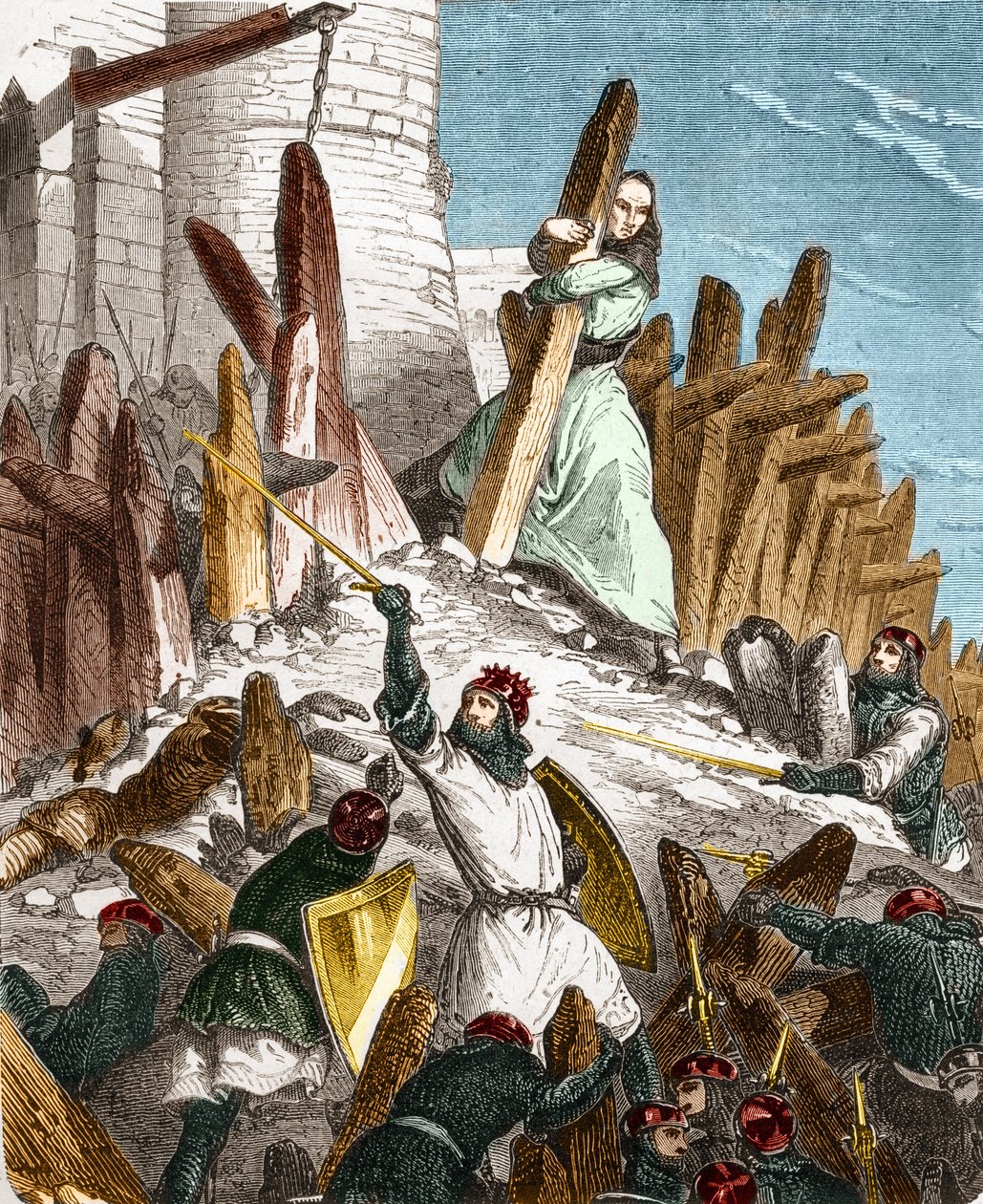 Guerre contre Hugues du Puiset par Louis le Gros : Attaque du Château du Puiset (situé dans le département d
