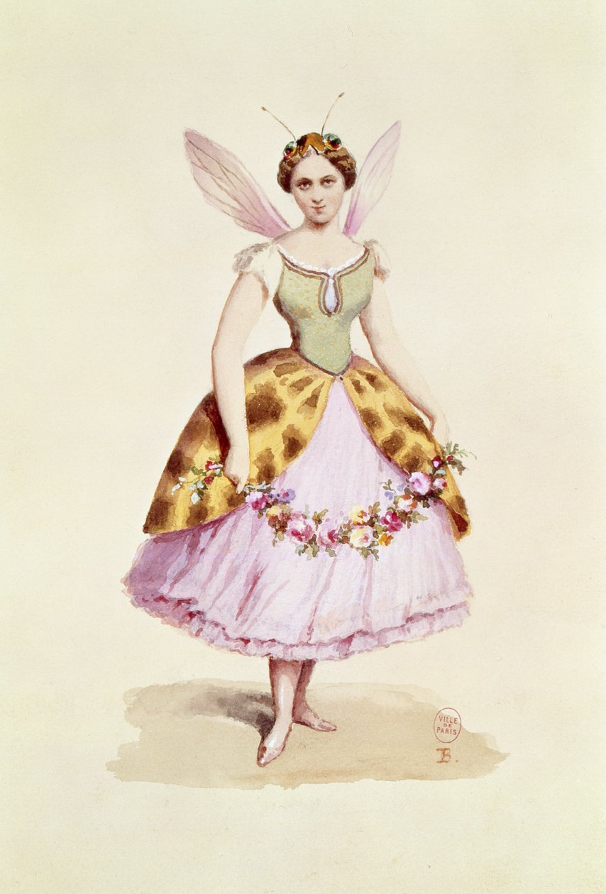 Fille en costume d