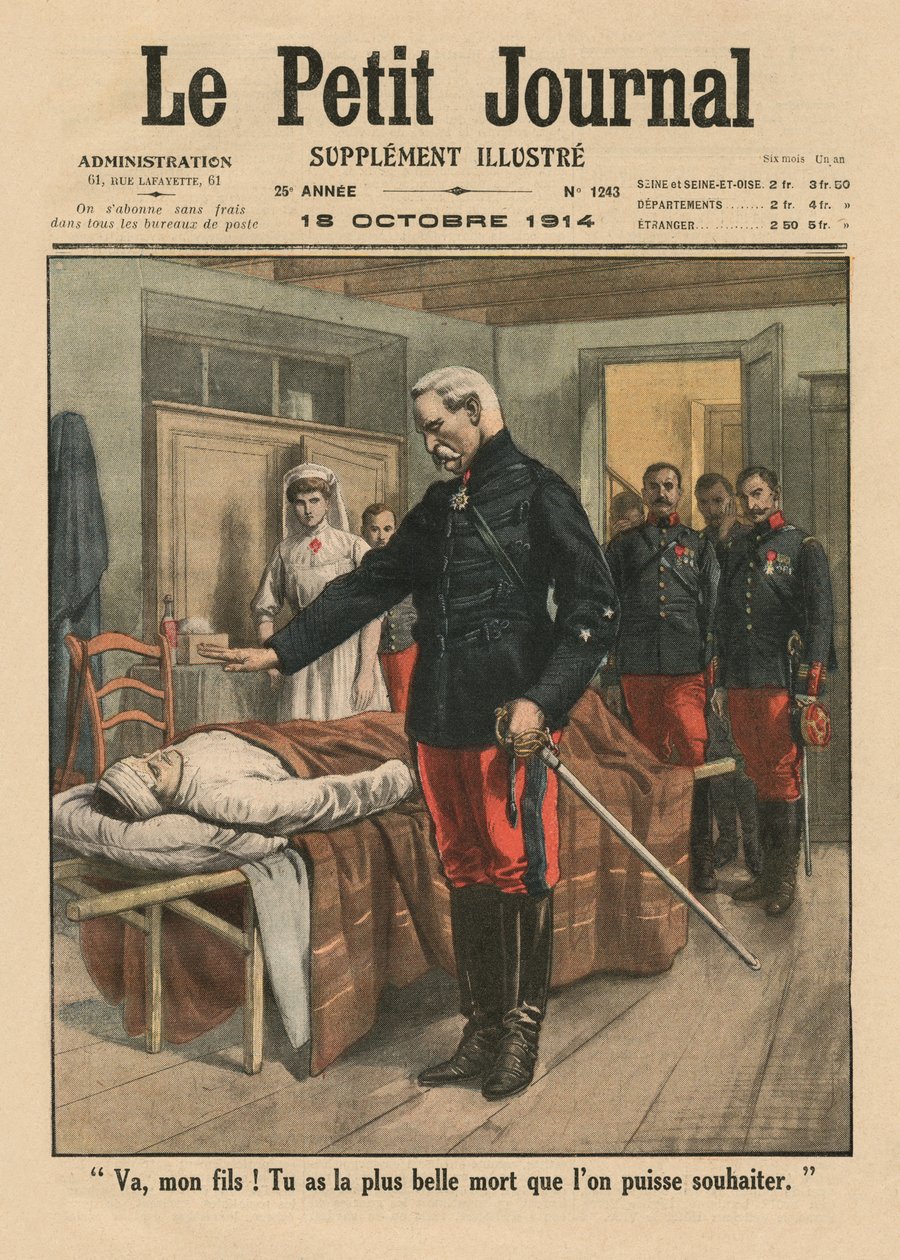 Va, mon fils, tu as la plus belle mort que l