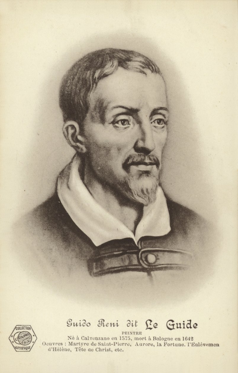 Guido Reni, peintre italien (lithographie) - French School