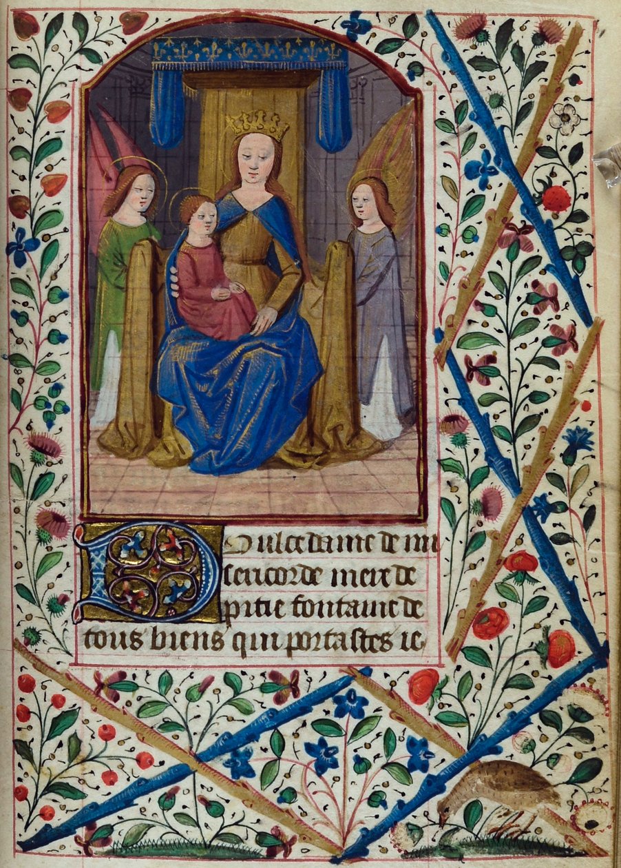 Vierge et Enfant, du Livre d