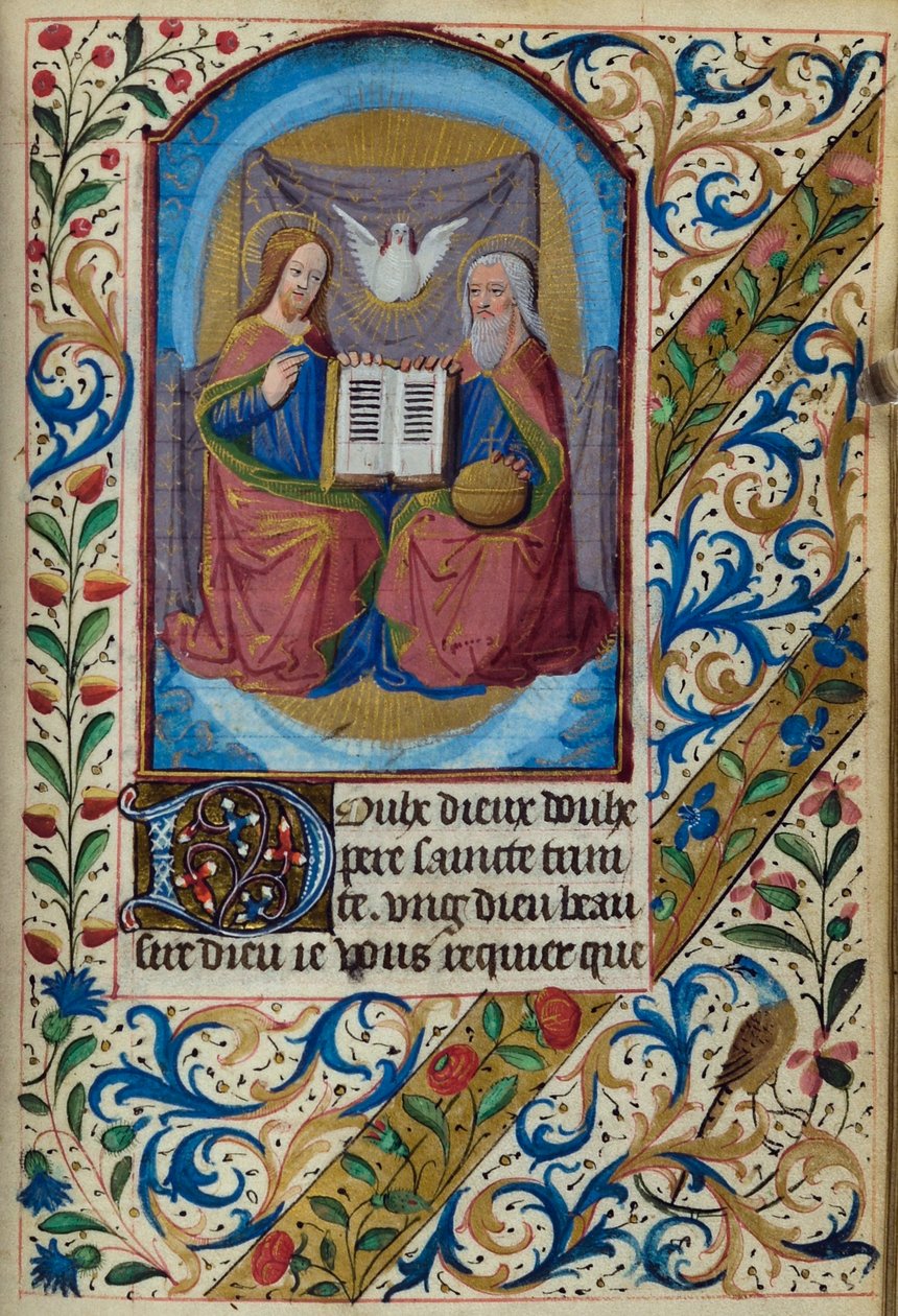 H/L-3-3 fol. 153r Sainte Trinité, du Livre d