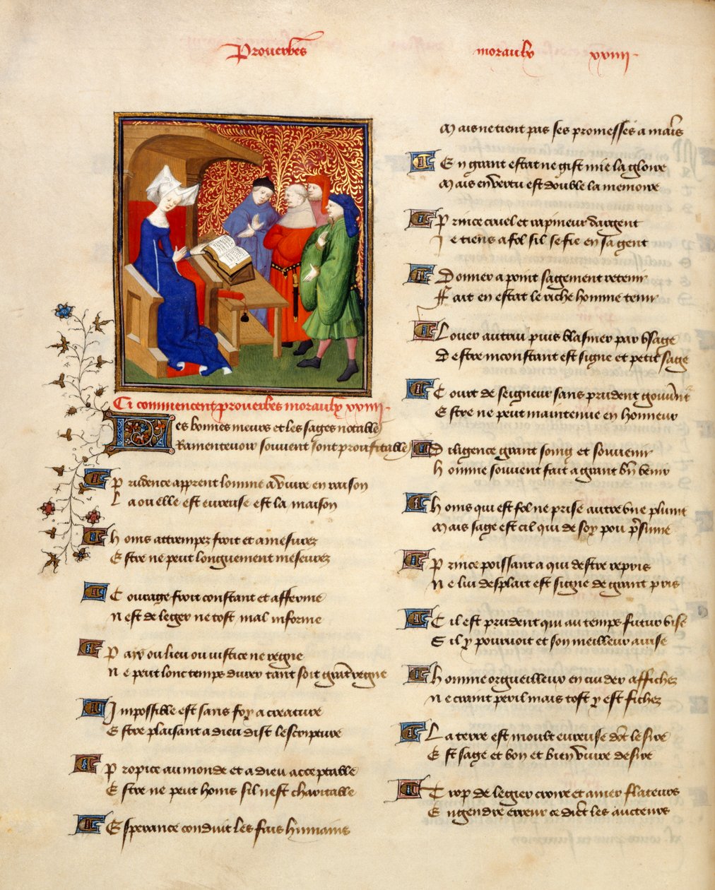 Harley 4431 volume II, f.259v Miniature d